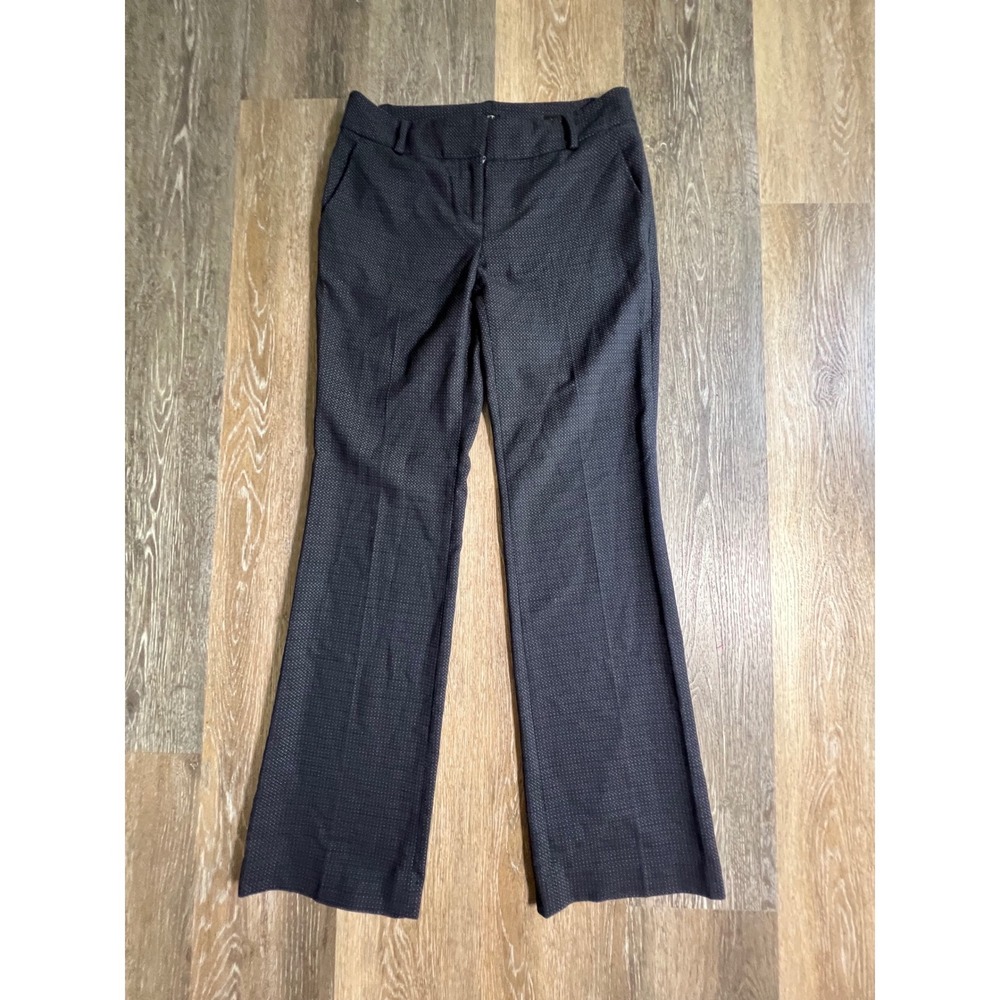 LOFT Dress Pants Women 2 Grey Marisa Bootcut Textured Office Career Professional